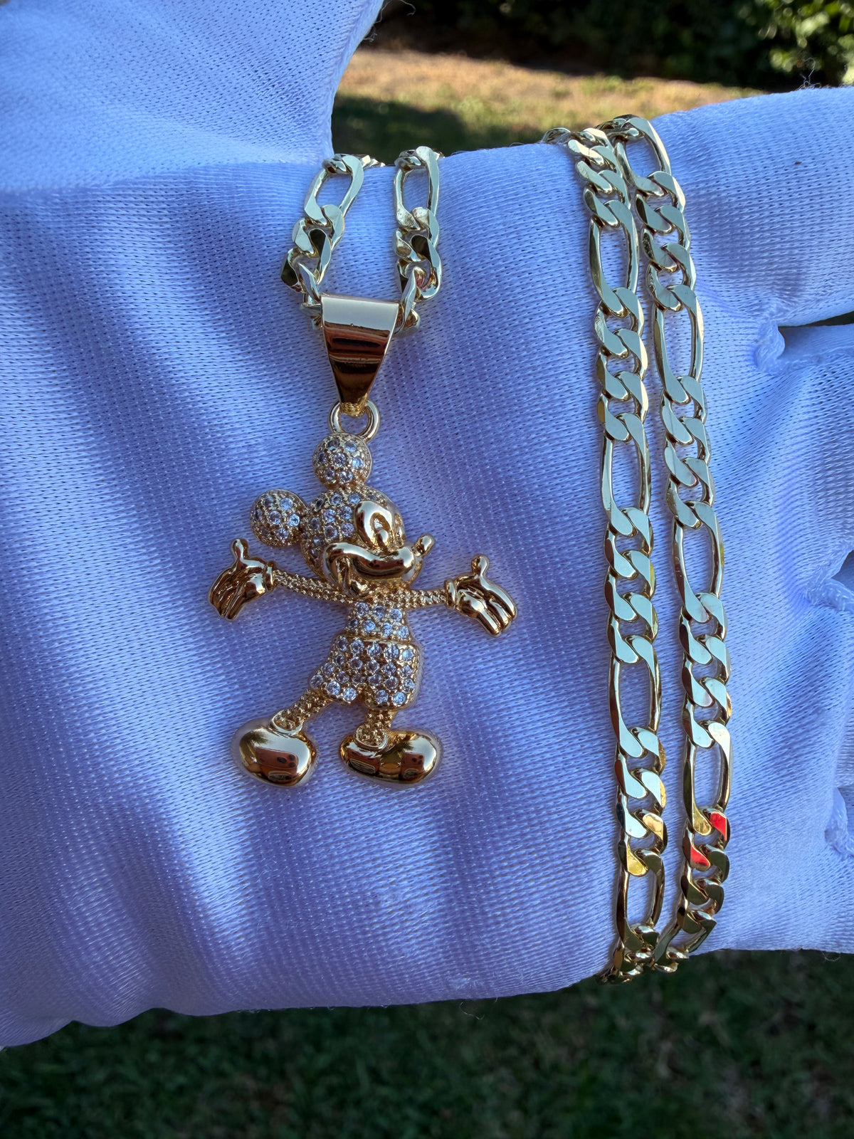 Mouse Necklace with Chain