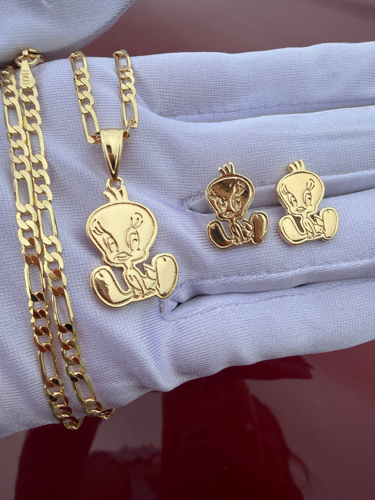 Tweet-y Necklace & Earrings Set
