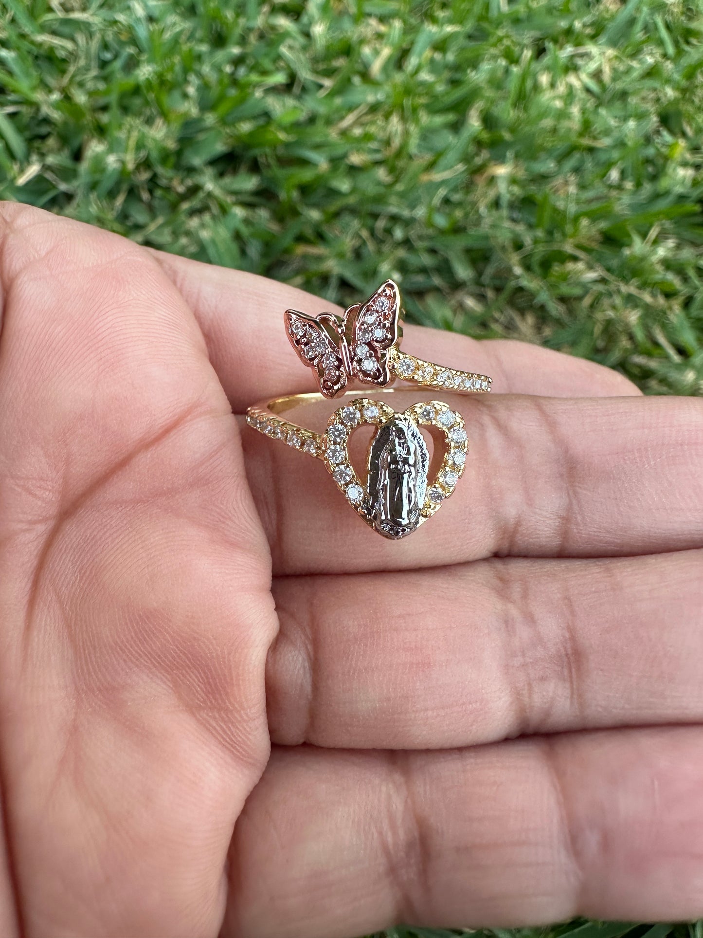 “Ari” Virgencita Rings Adjustable -Anillo