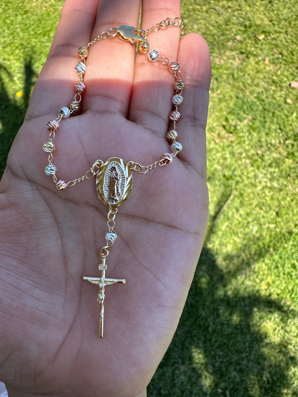 Rosary Bracelet Gold Plated