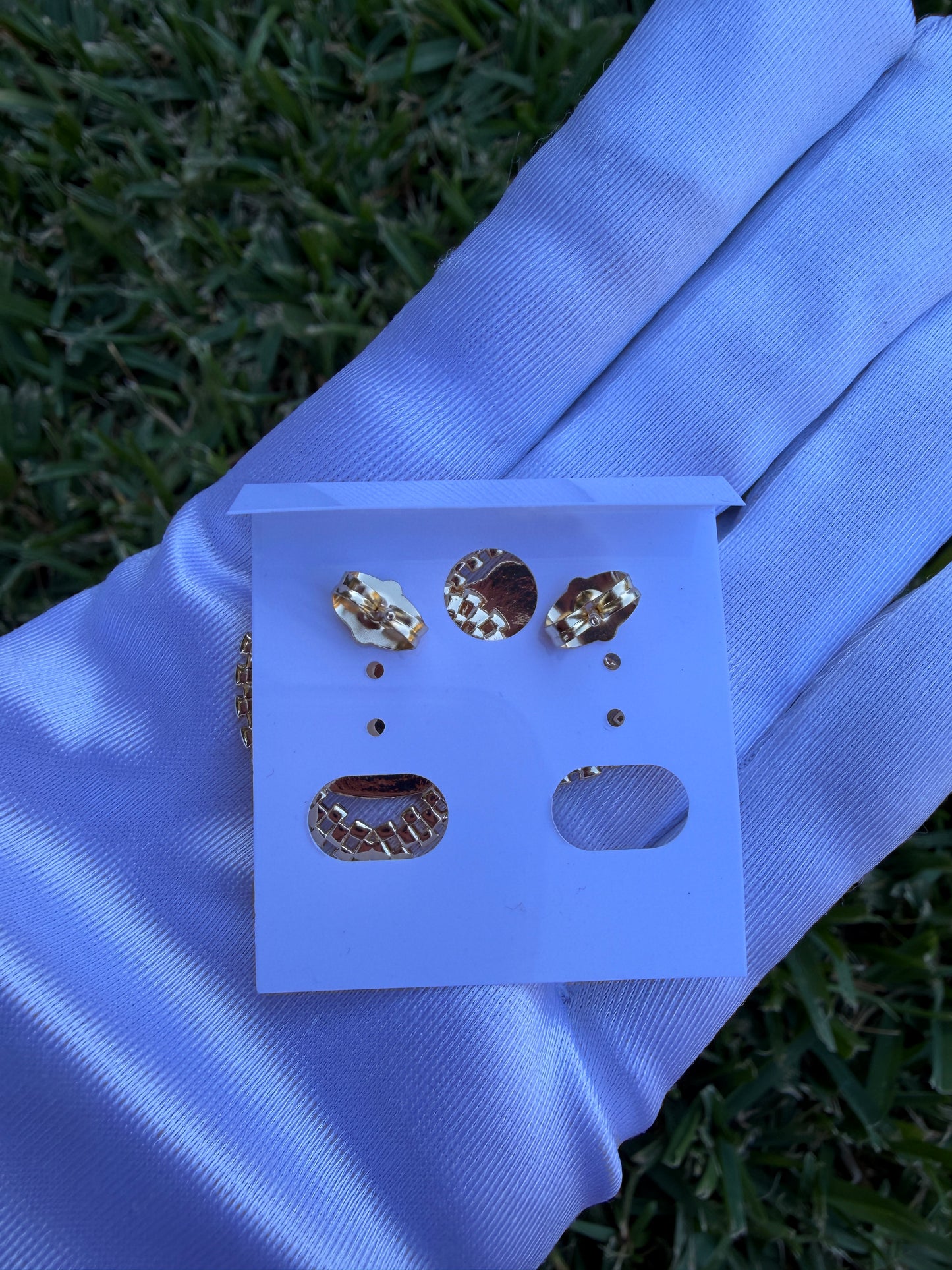 Heart Cat Earrings Kitty Gold Plated