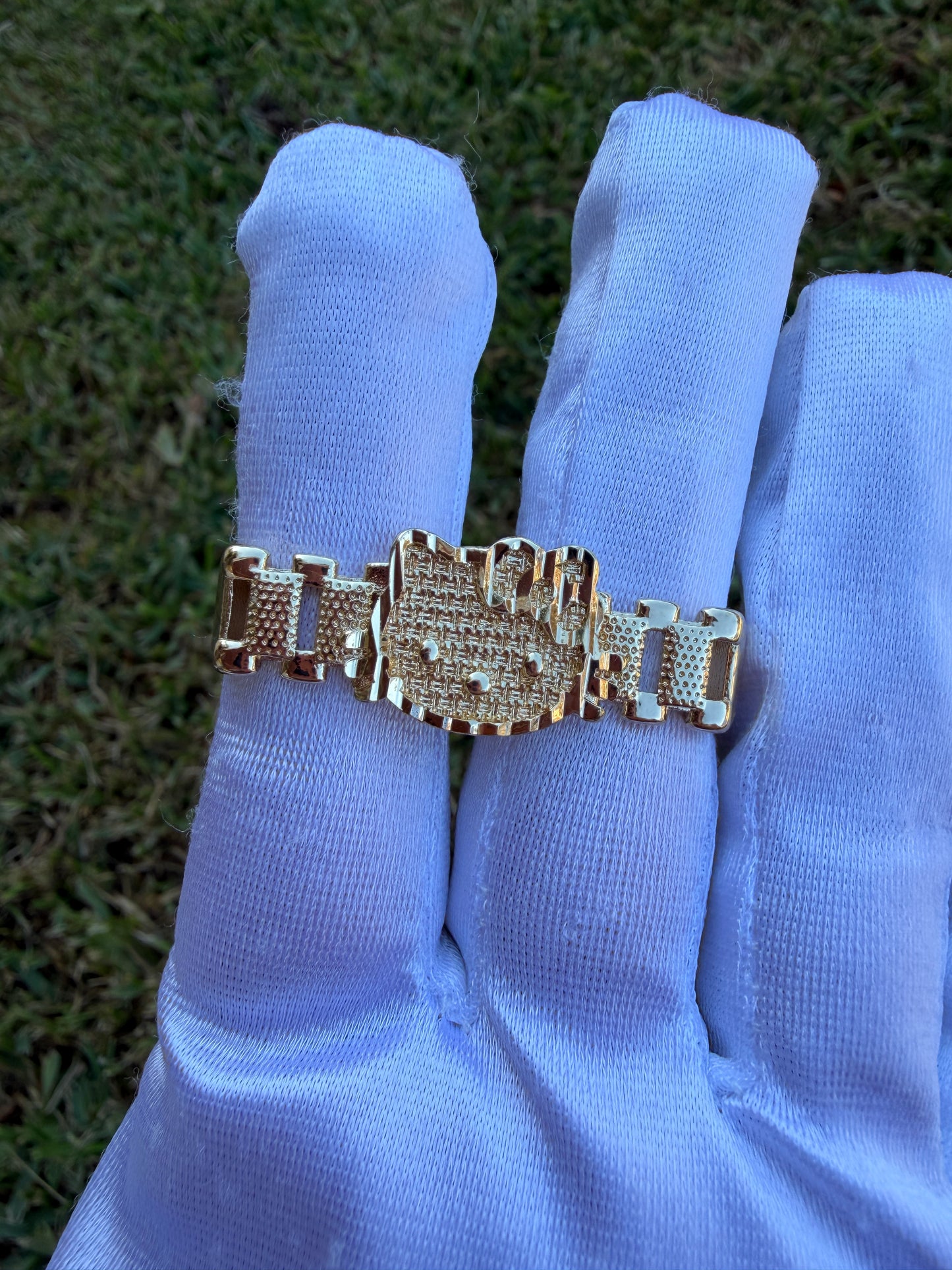 Kitty Double Finger Ring -Cat