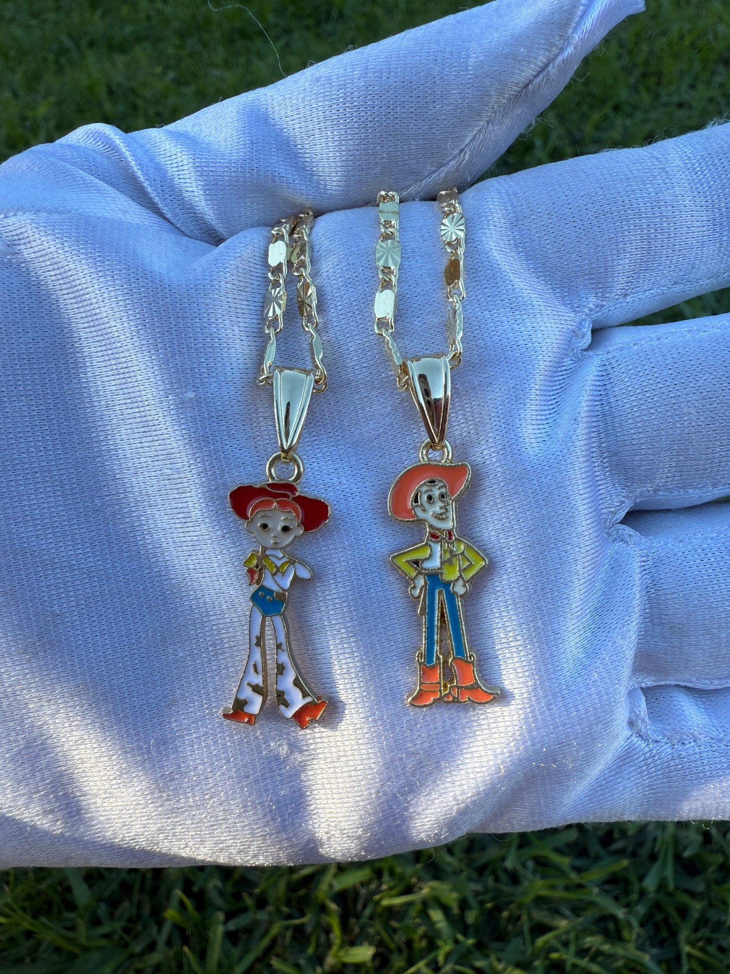 Cartoon Necklace - Cowgirl-Cowboy-Astronaut