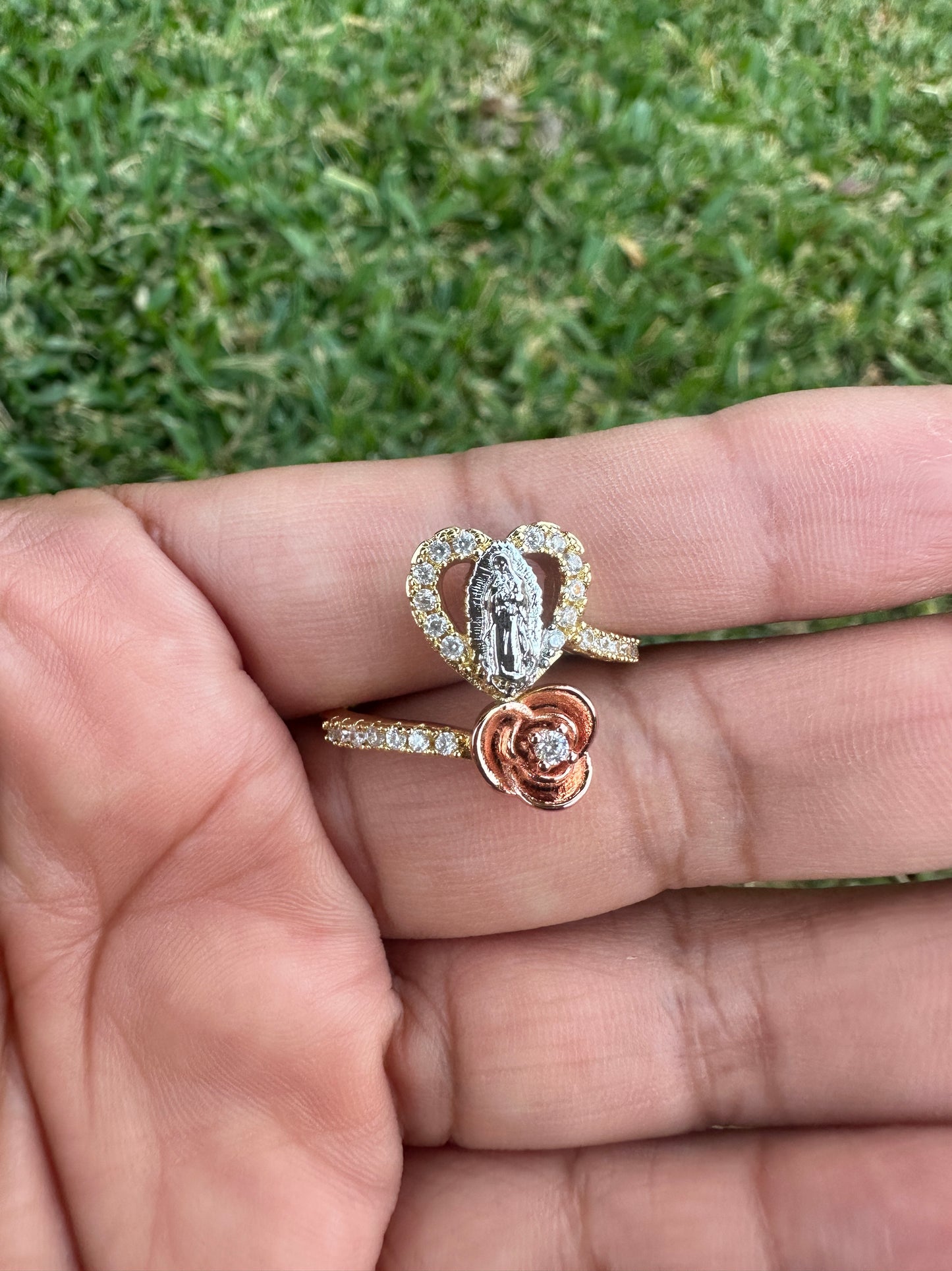 “Ari” Virgencita Rings Adjustable -Anillo