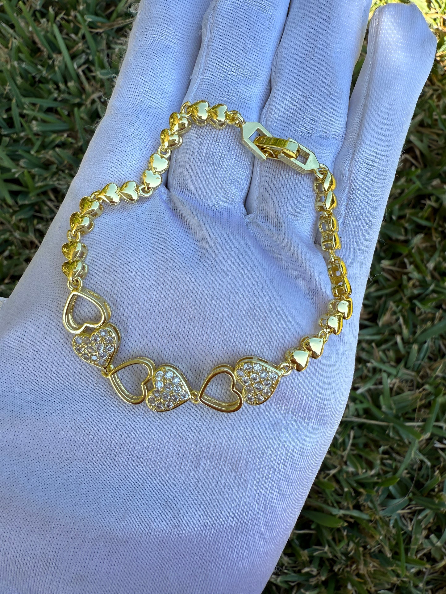 Heart Bracelet 7”