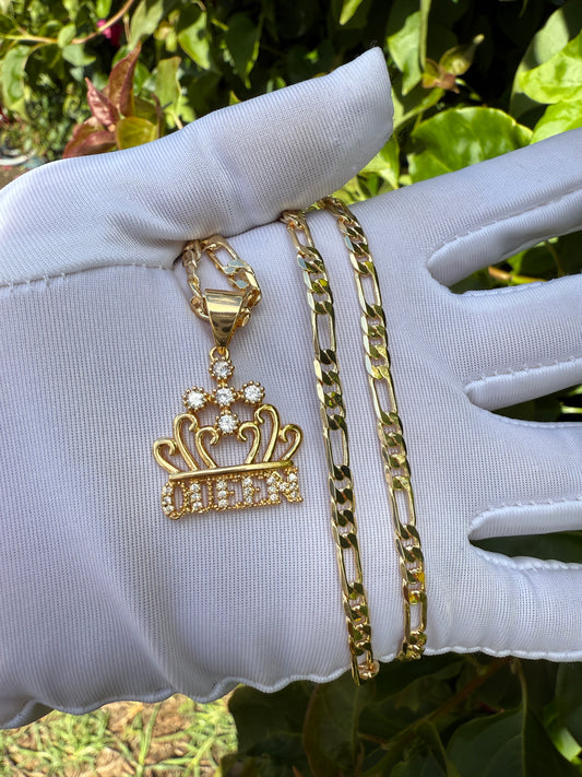 Queen Crown Necklace