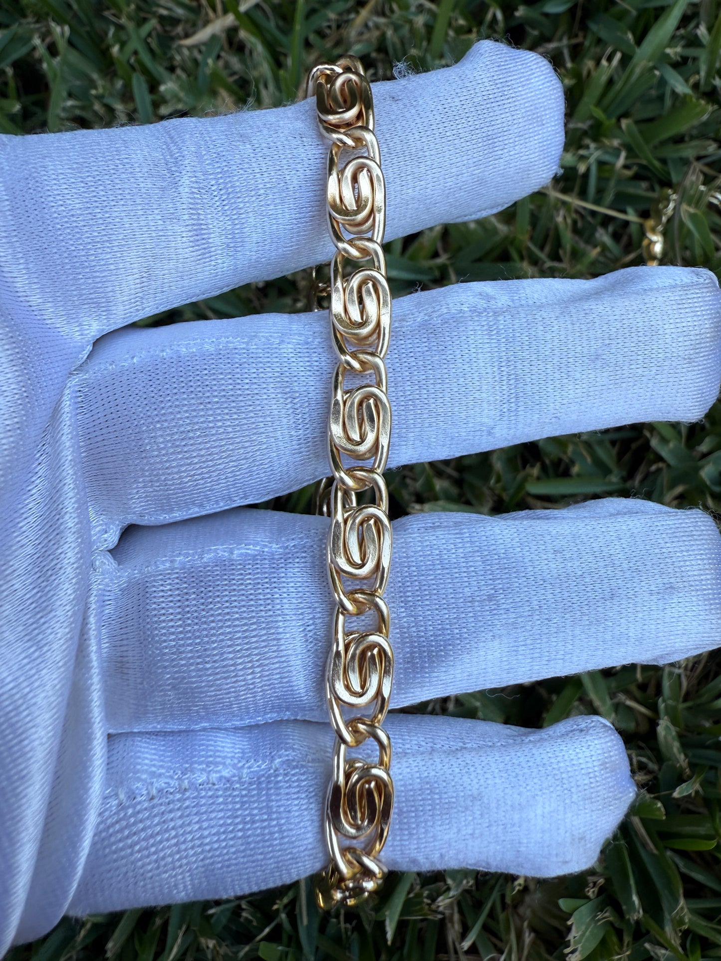 Bracelet Gold Plated 8”