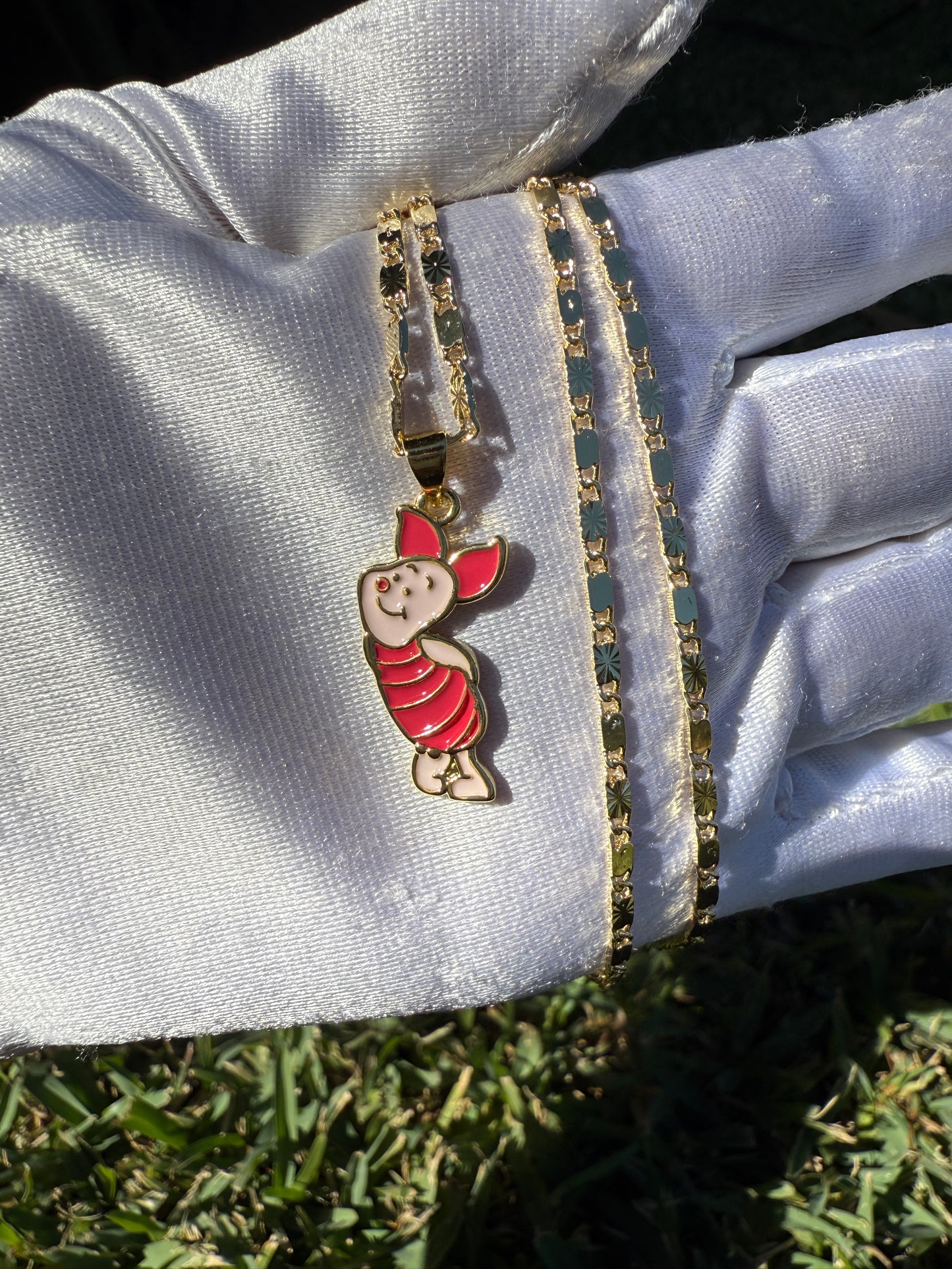 Cartoon - Pig- Bear-Tiger Necklace