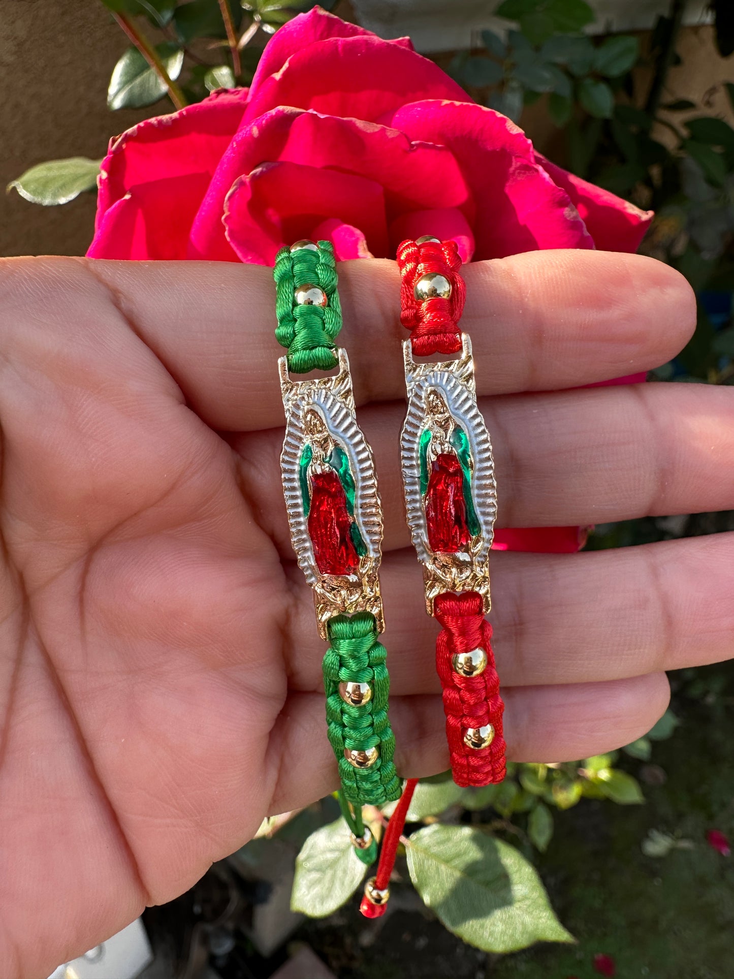 Virgen Bracelet- Our Lady of Guadalupe Adjustable Rope