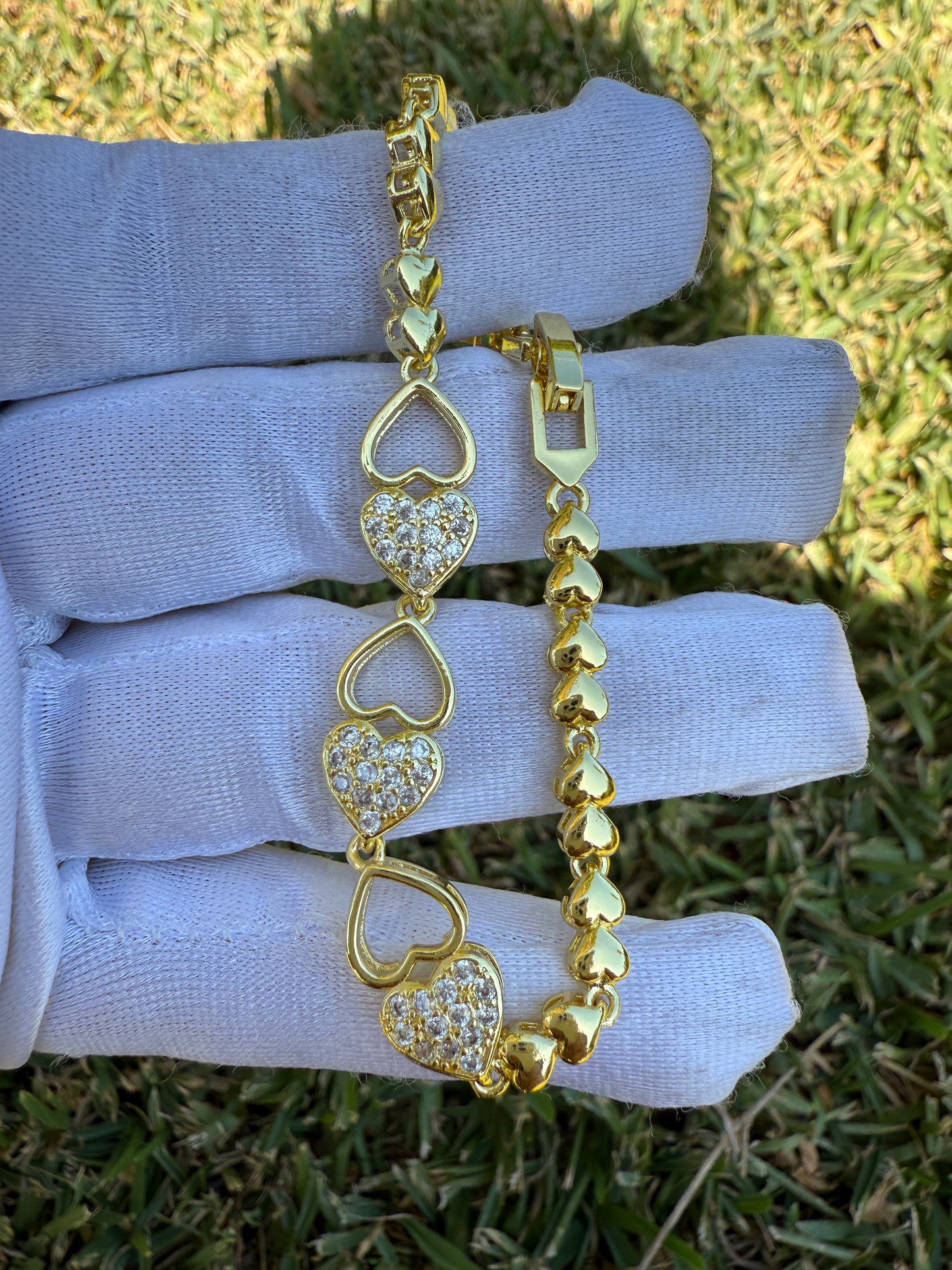 Heart Bracelet 7”