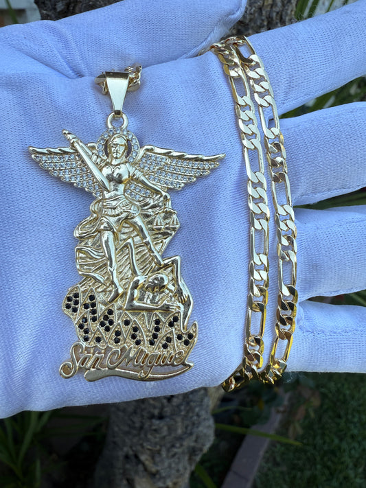 St Michael Archangel Necklace San Miguel Arcangel