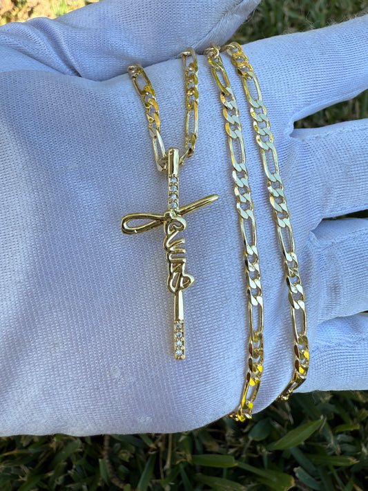 Love Necklace -Love Cross Necklace