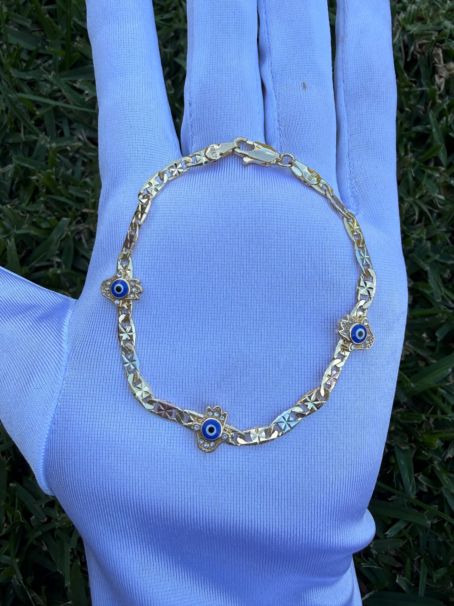 Evil eye Protection Bracelet 7 inches