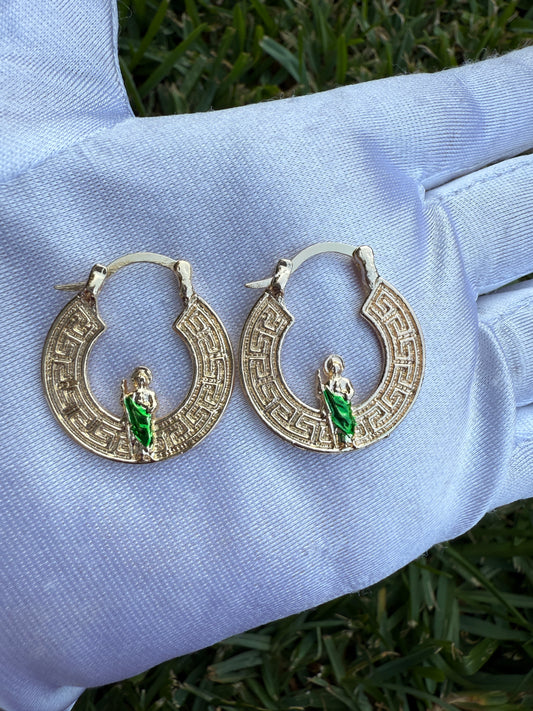 St Jude Hoop Earrings - San Judas
