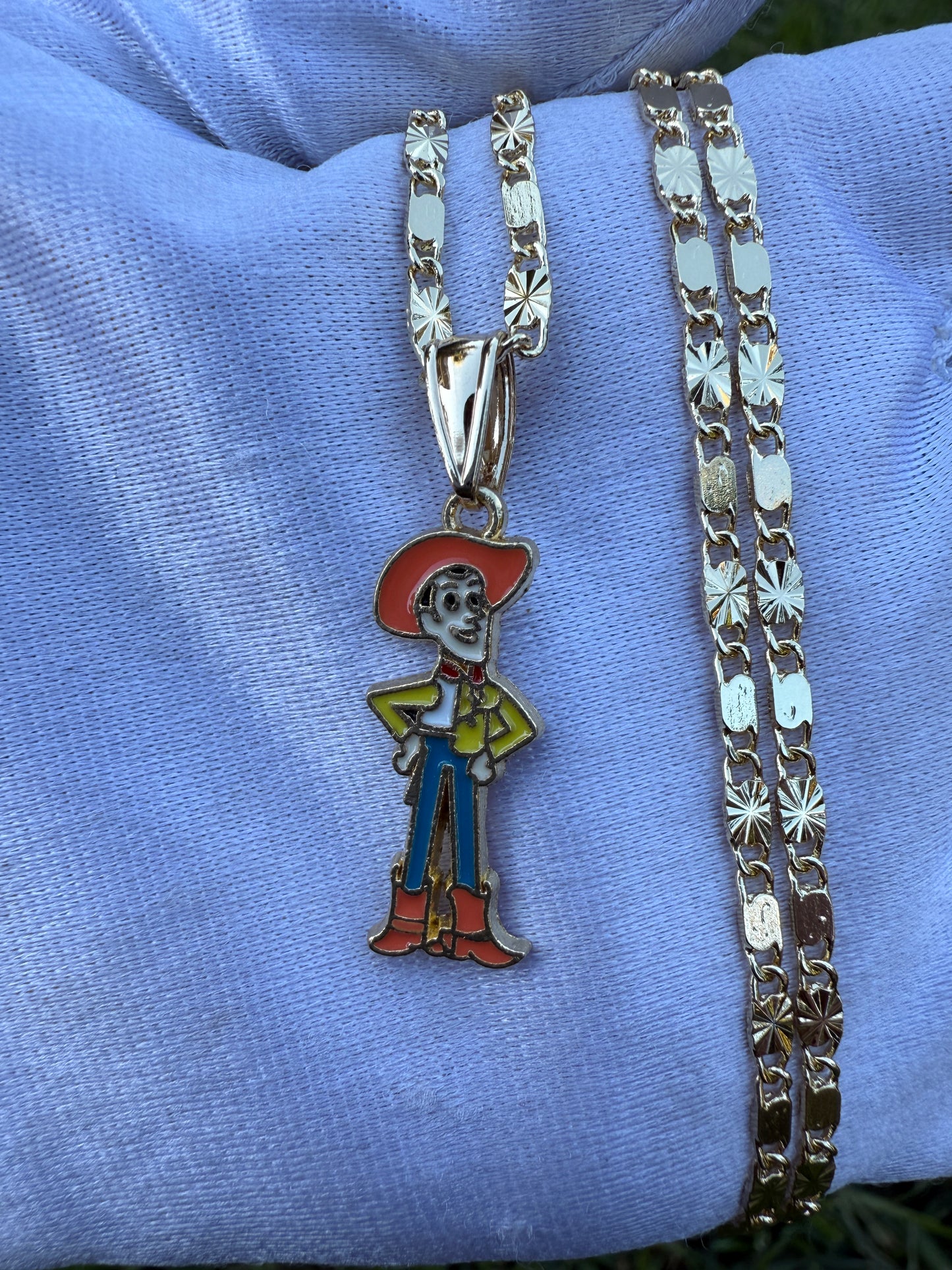 Cartoon Necklace - Cowgirl-Cowboy-Astronaut