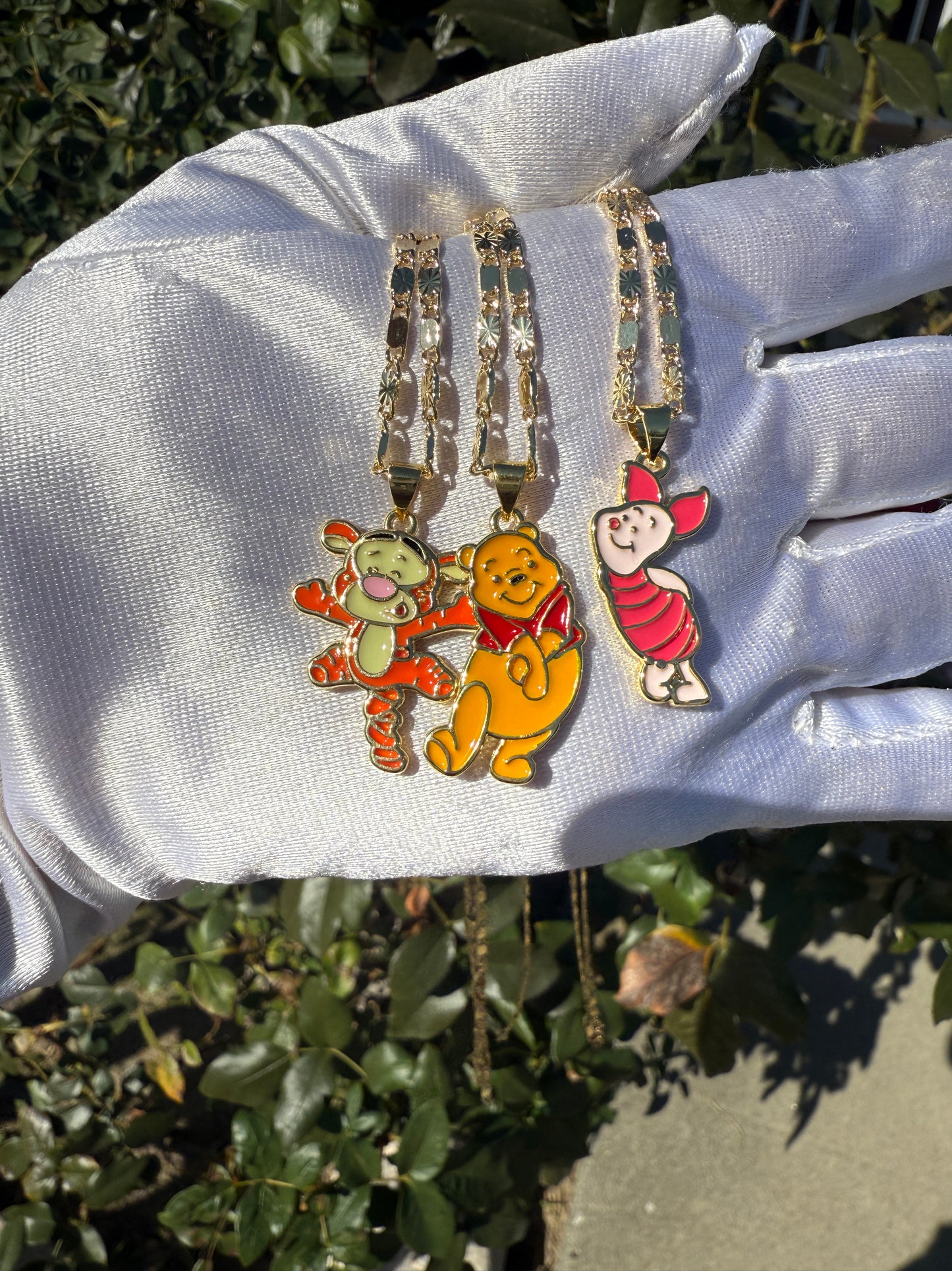 Cartoon - Pig- Bear-Tiger Necklace