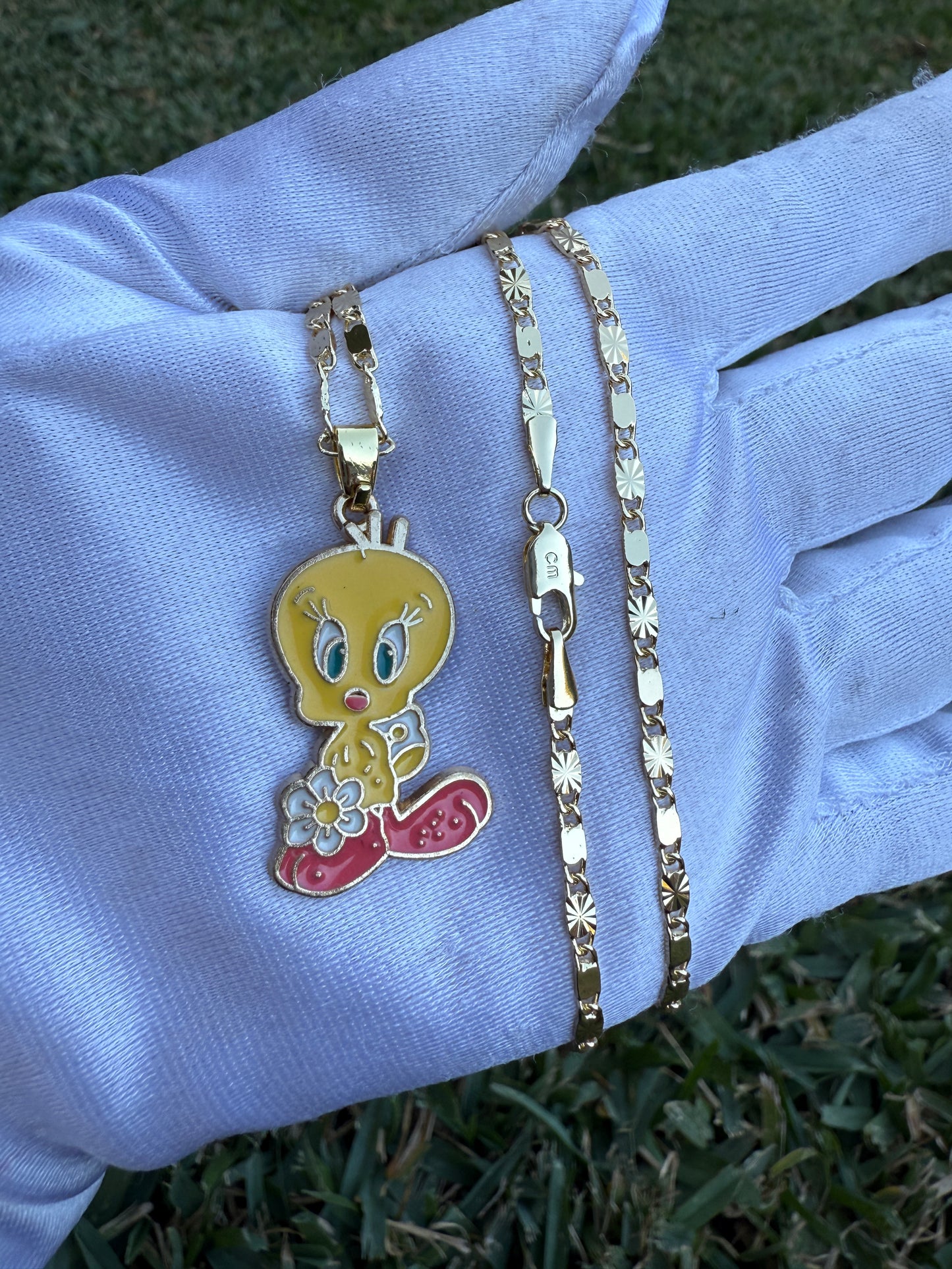 Yellow Bird Necklace