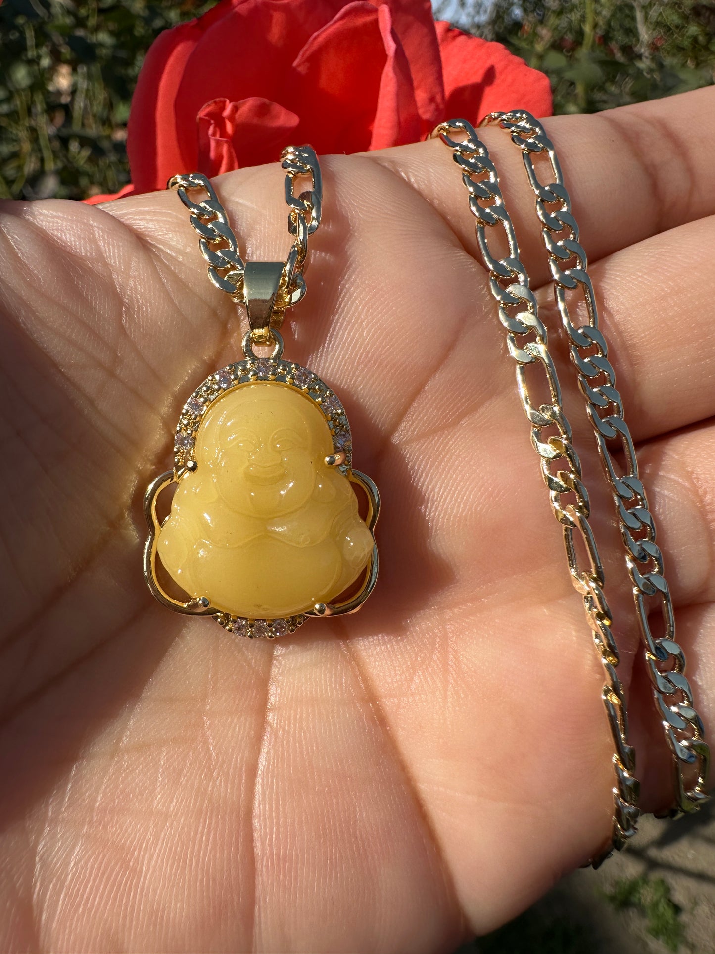 “Buddha”Necklace-Gold Plated