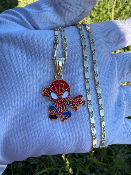 Cartoon Necklace Spider with chain