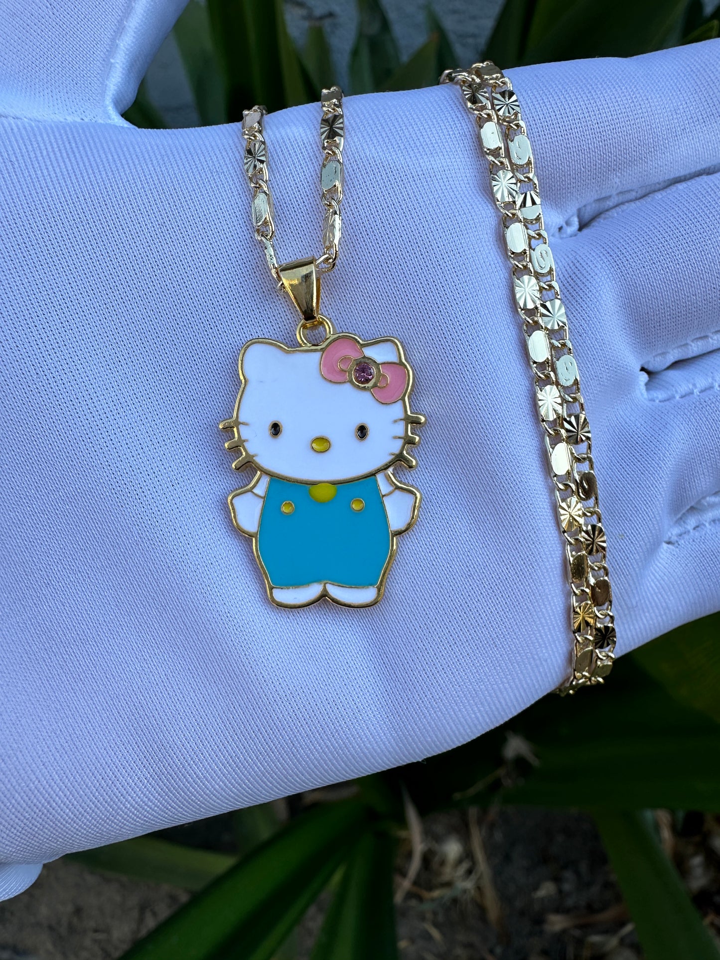 Cat Necklace Gold Plated