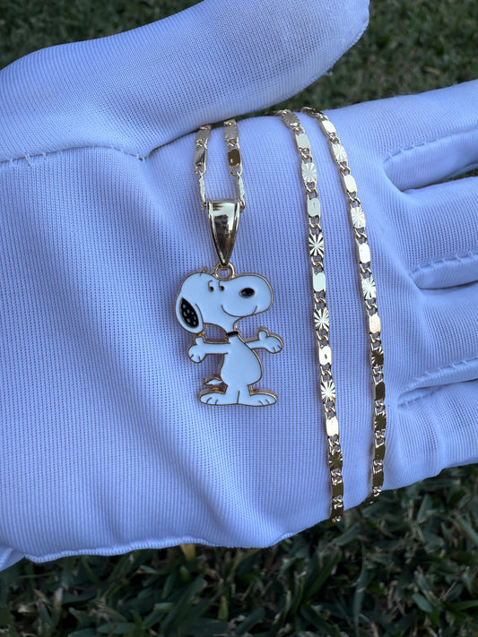 Dog - necklace -Cartoon Dog