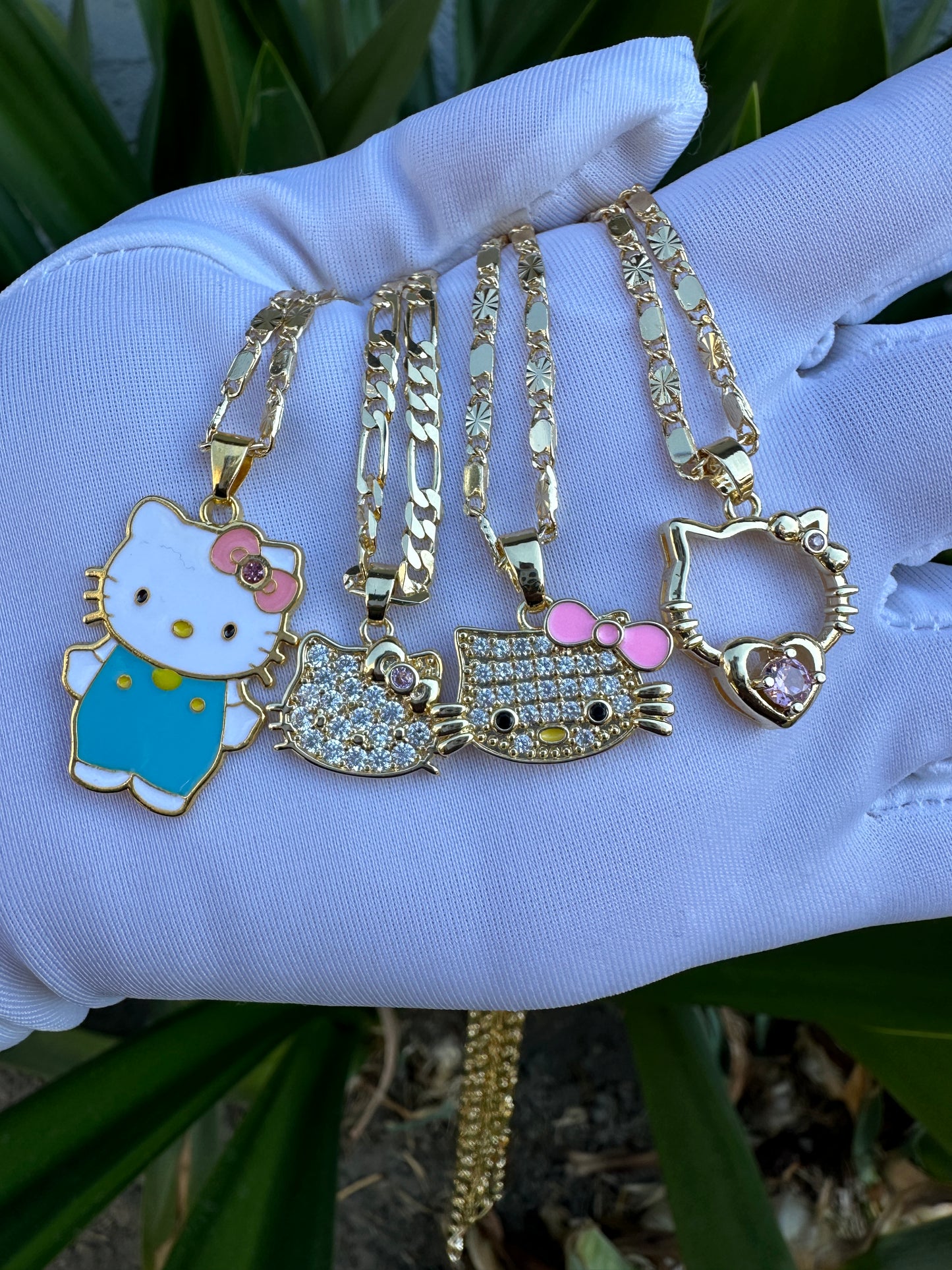 Cat Necklace Gold Plated