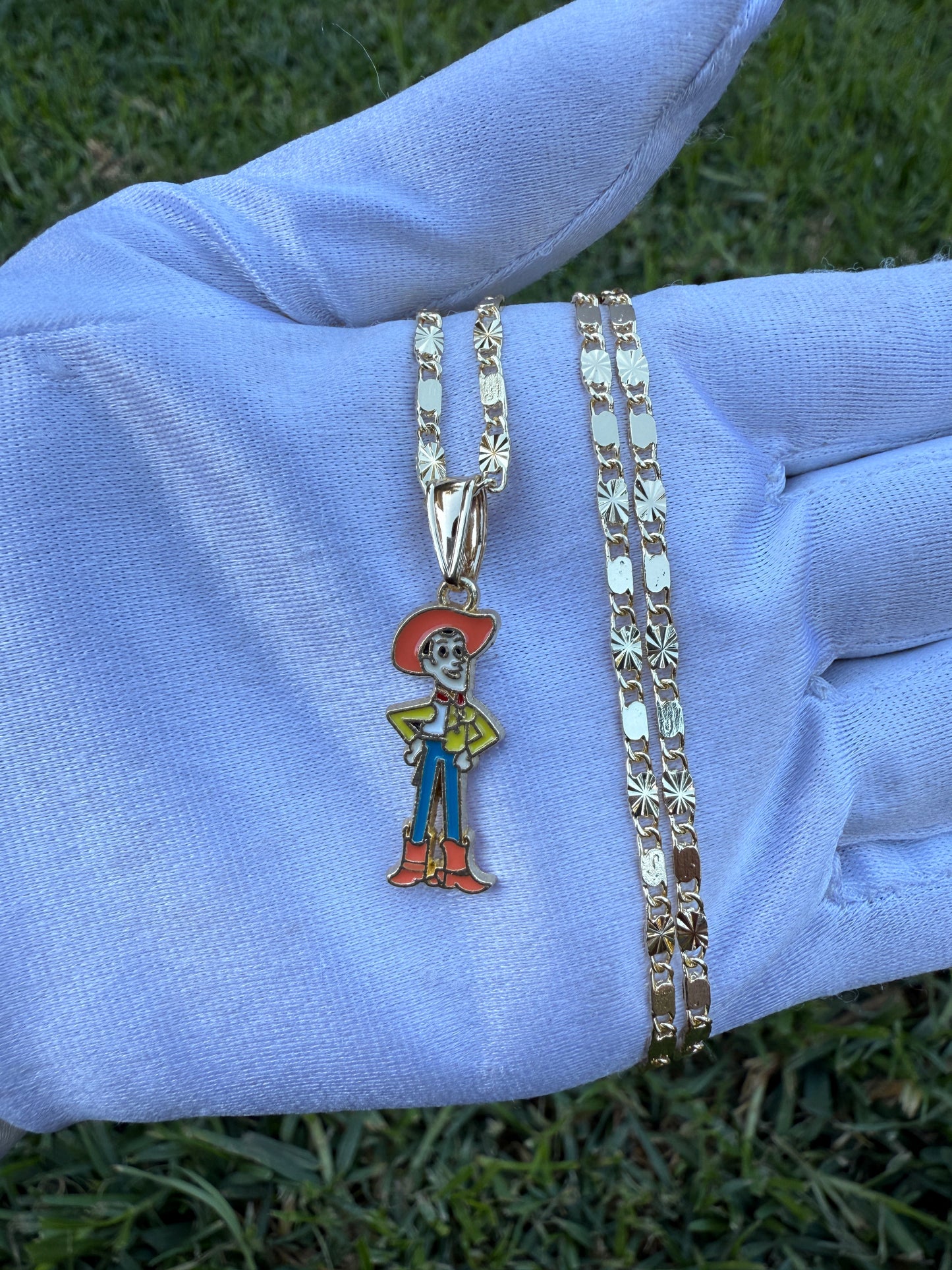 Cartoon Necklace - Cowgirl-Cowboy-Astronaut