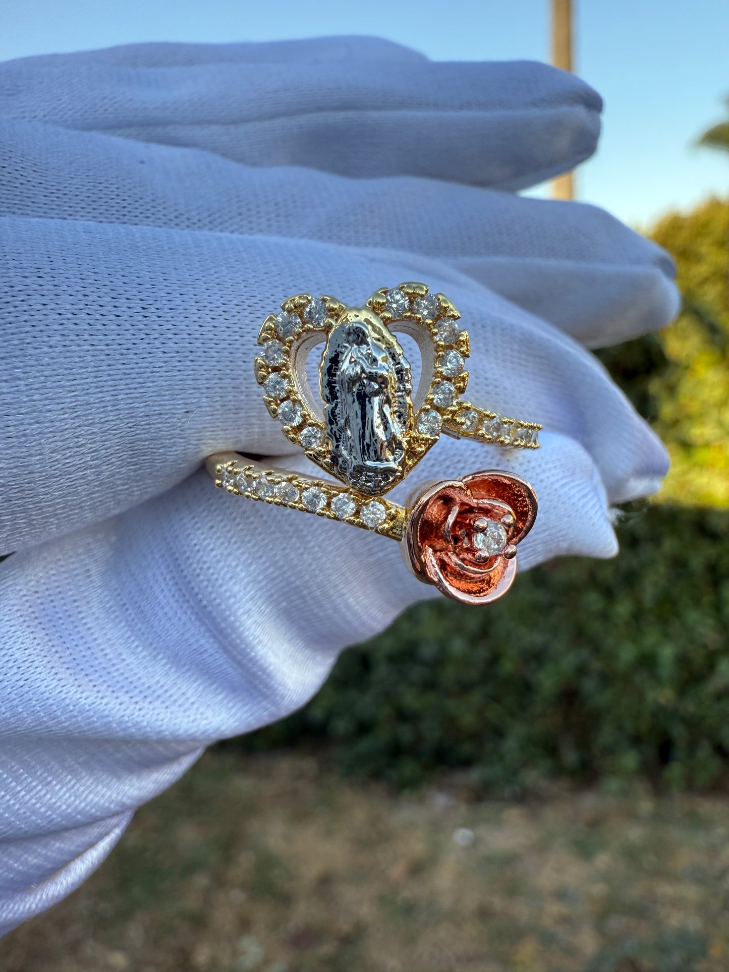 “Ari” Virgencita Rings Adjustable -Anillo