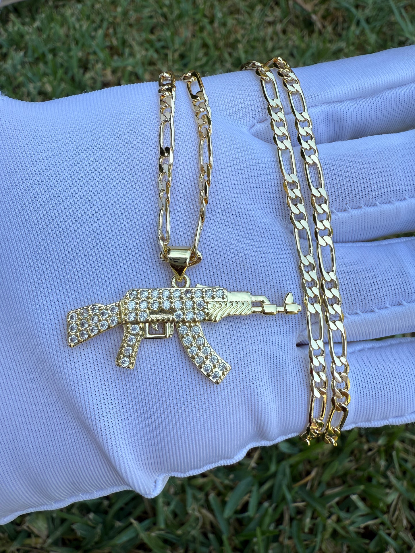 Bling Say Hello Necklace Plated A-K
