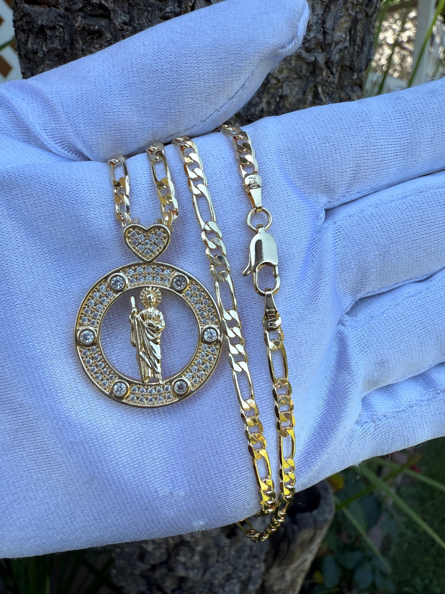 St Jude round Necklace