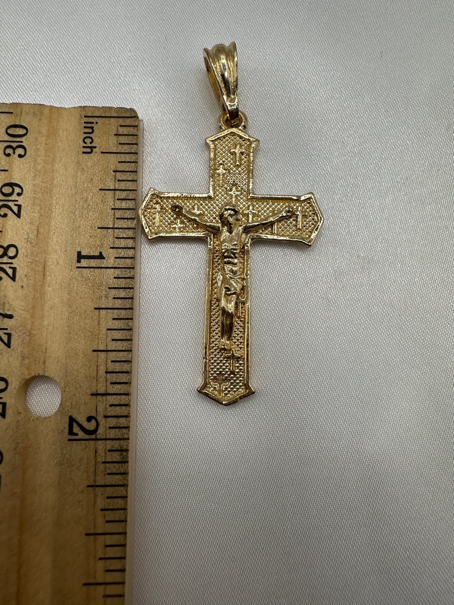 Cross Necklace with Chain Gold Plated