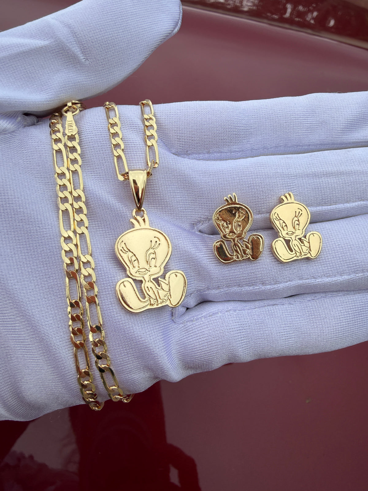 Tweet-y Necklace & Earrings Set