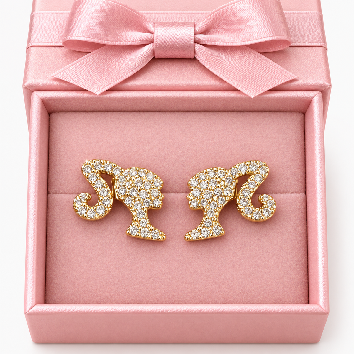 Barbi Earrings Gold Plates