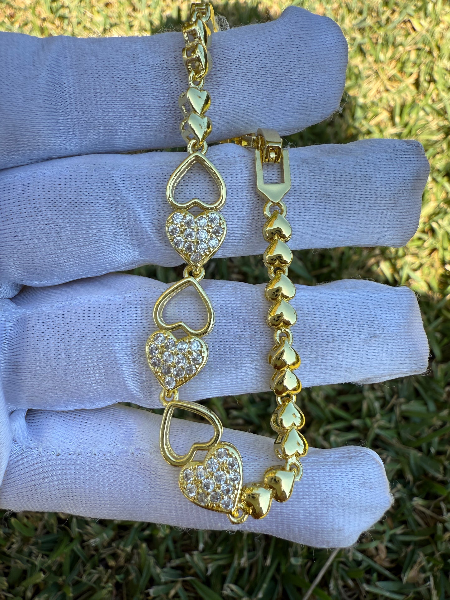 Heart Bracelet 7”