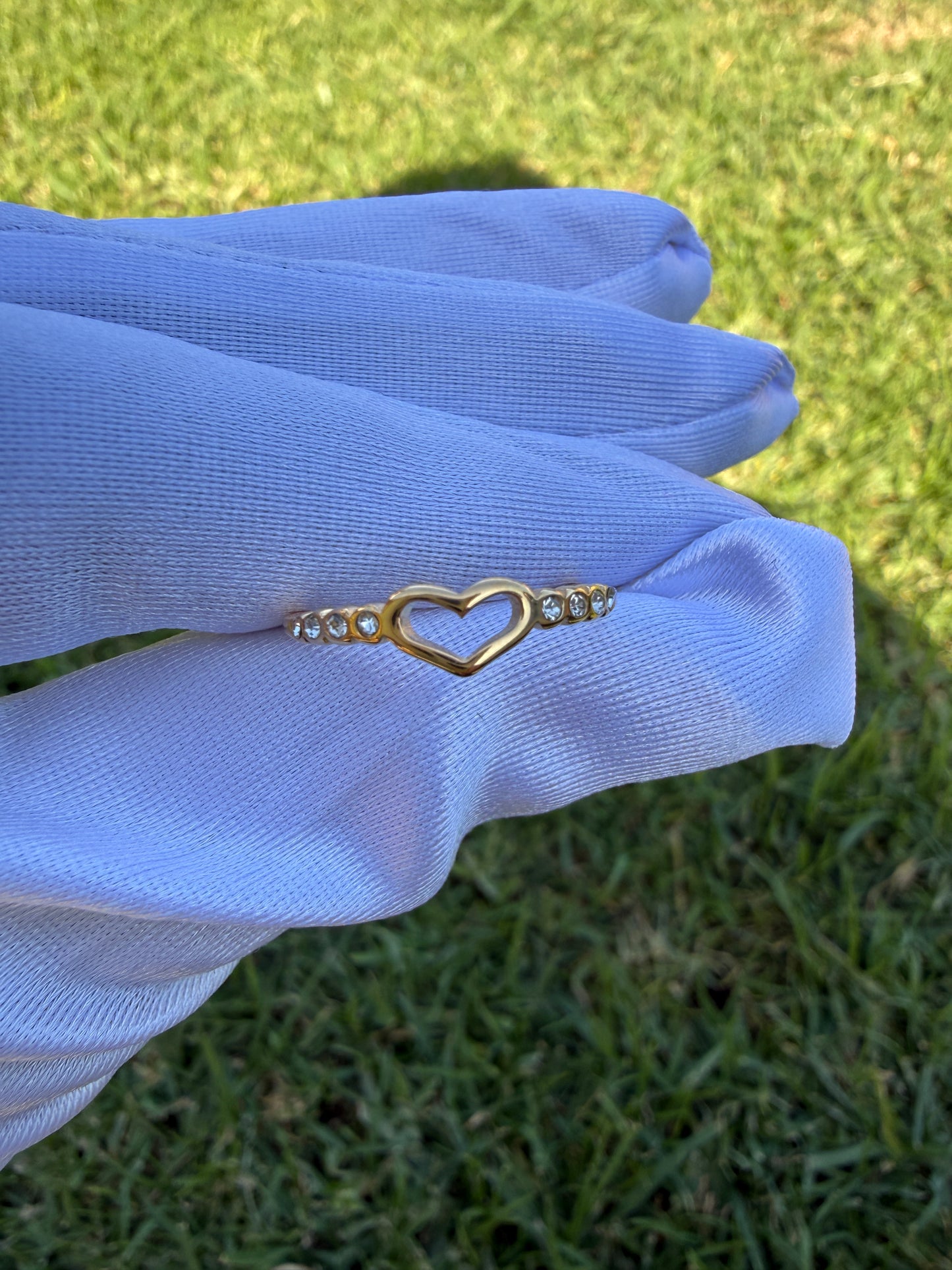 Heart Nugget Rings - Heart Rings