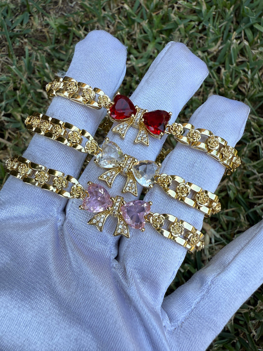 Bow Bracelet for Her - Dainty & Charming Jewelry Gift for Adults - 6-8 Inch Tarnish-Free Bracelet with Delightful Bow Design