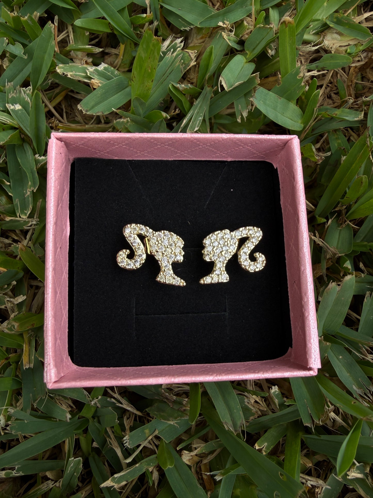 Barbi Earrings Gold Plates