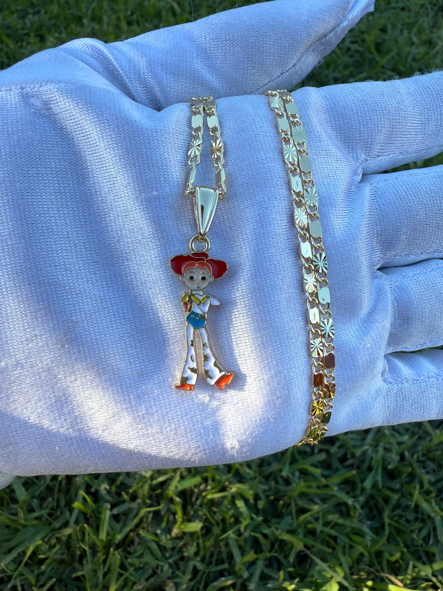 Cartoon Necklace - Cowgirl-Cowboy-Astronaut