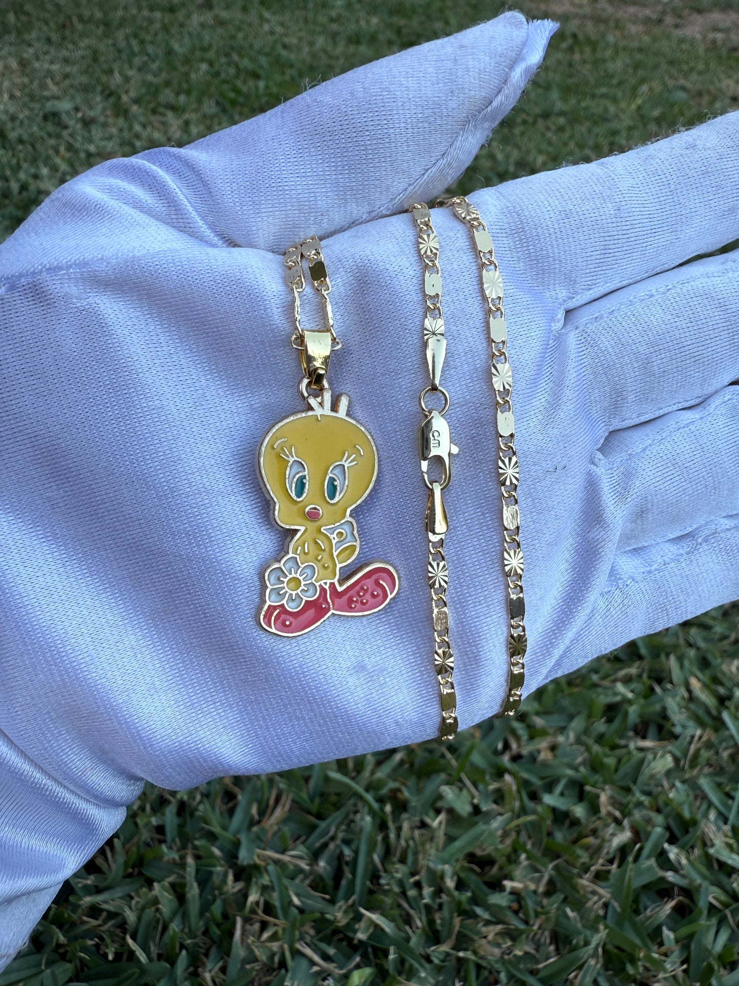 Yellow Bird Necklace