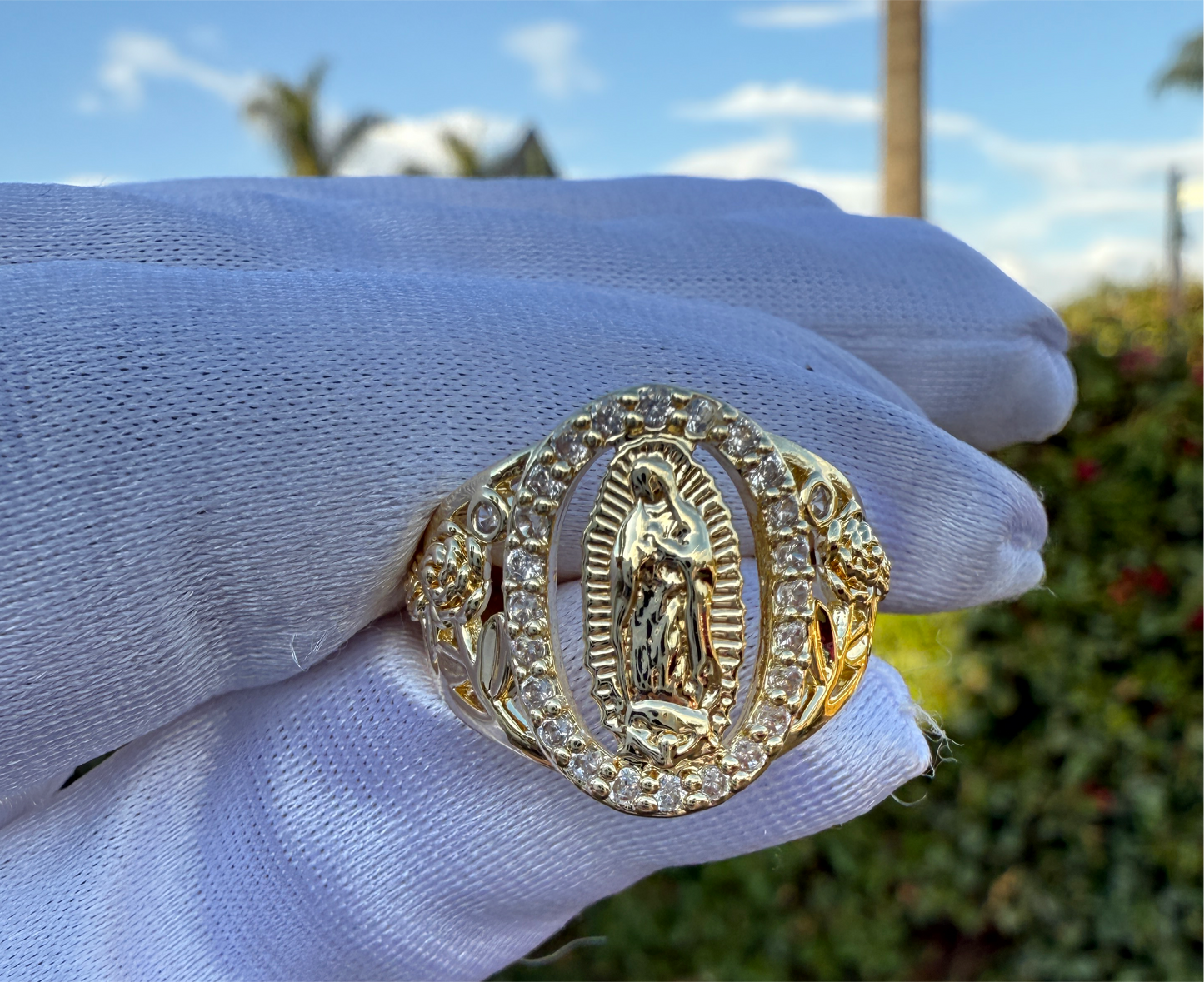 Virgin Mary Rings Adjustable- Elegant Ring