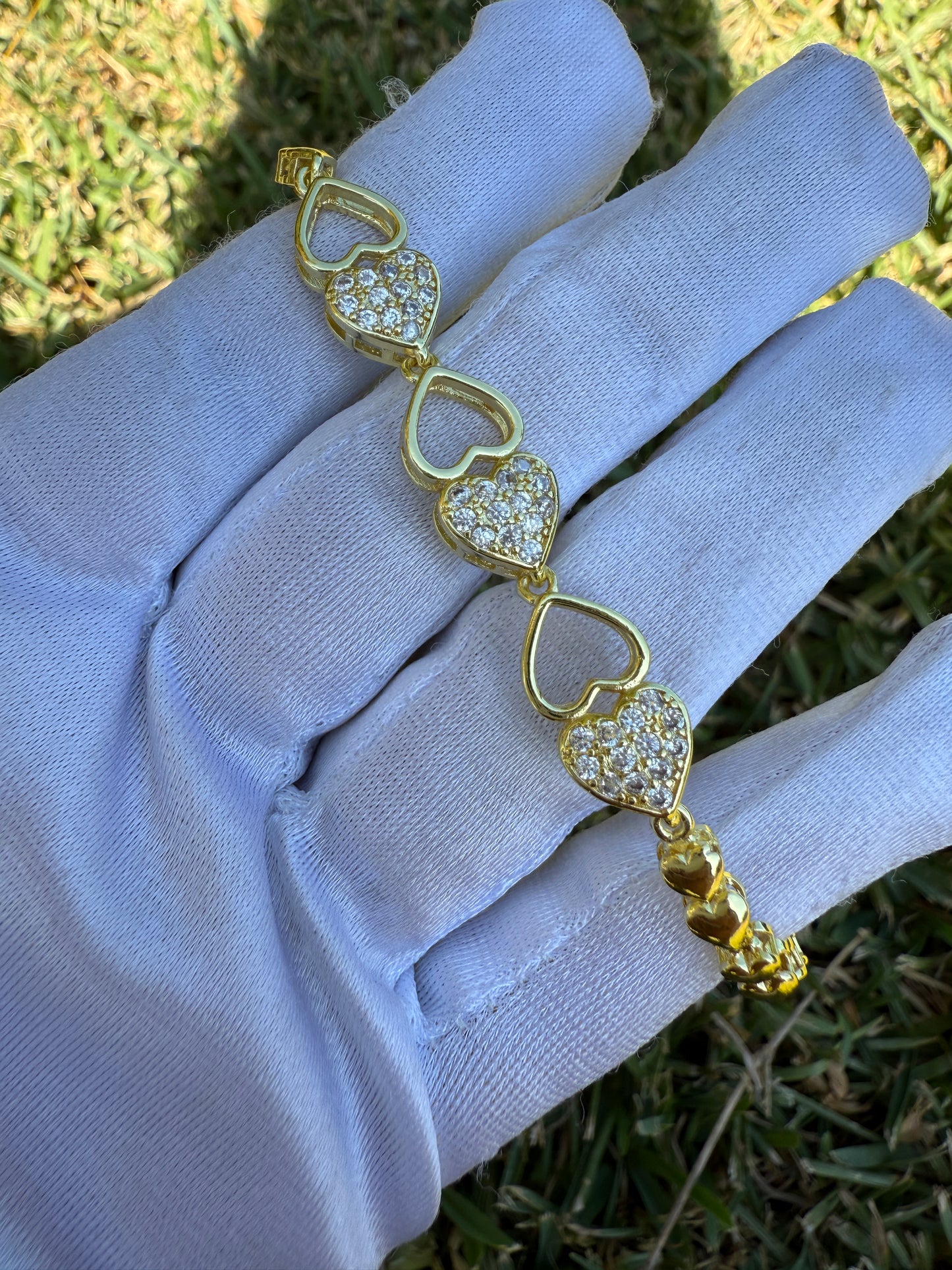 Heart Bracelet 7”