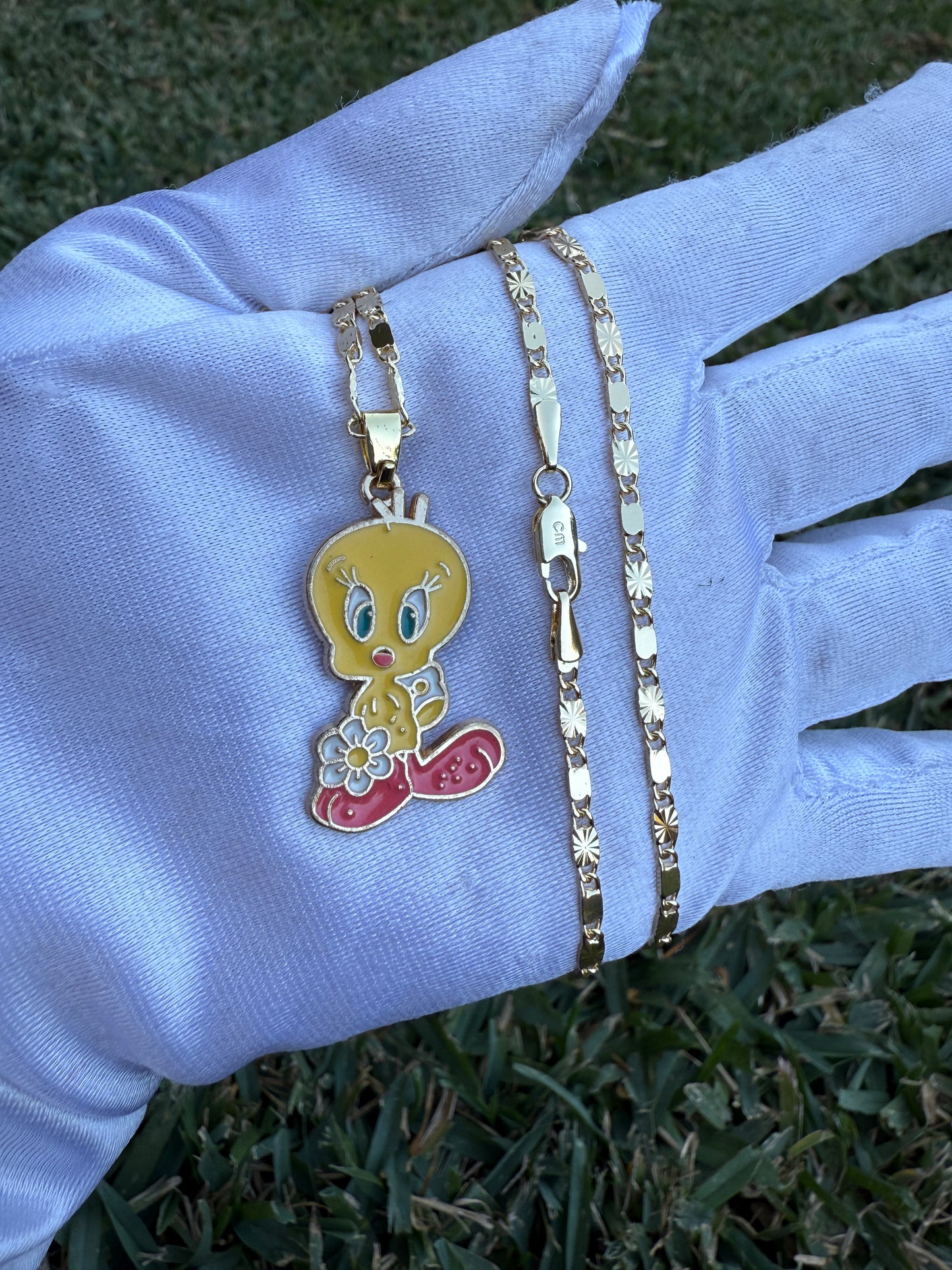 Yellow Bird Necklace