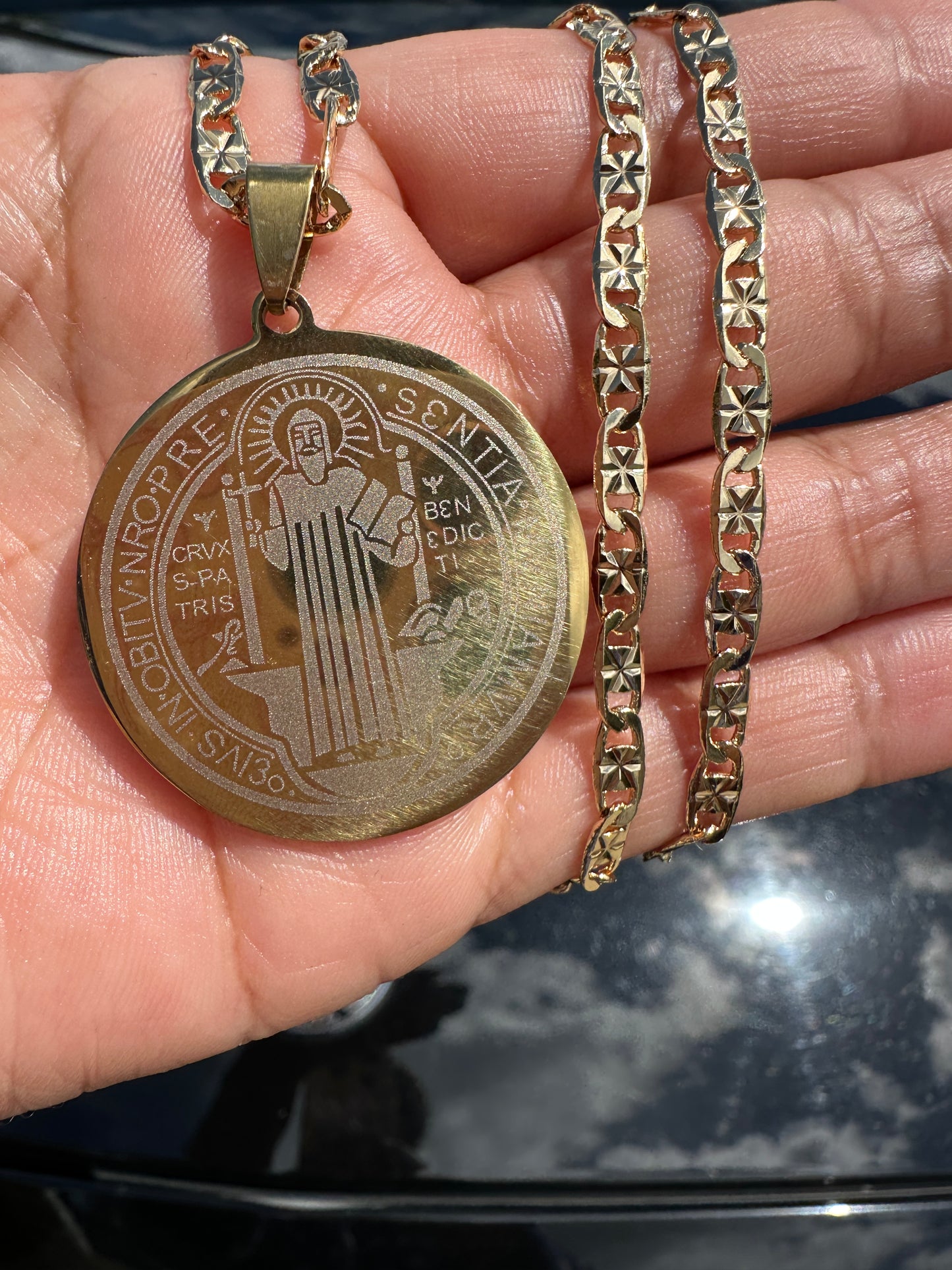 “St Benedict” San Benito Coin Necklace Ultimate Protection