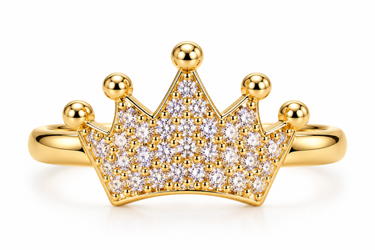 Crown Ring Gold plated