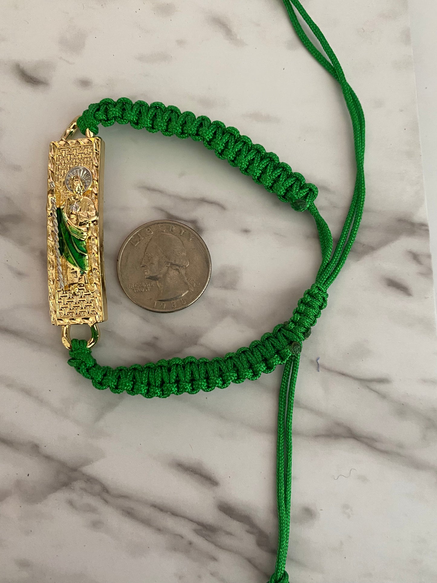 Green San Judas Bracelet (St Jude)