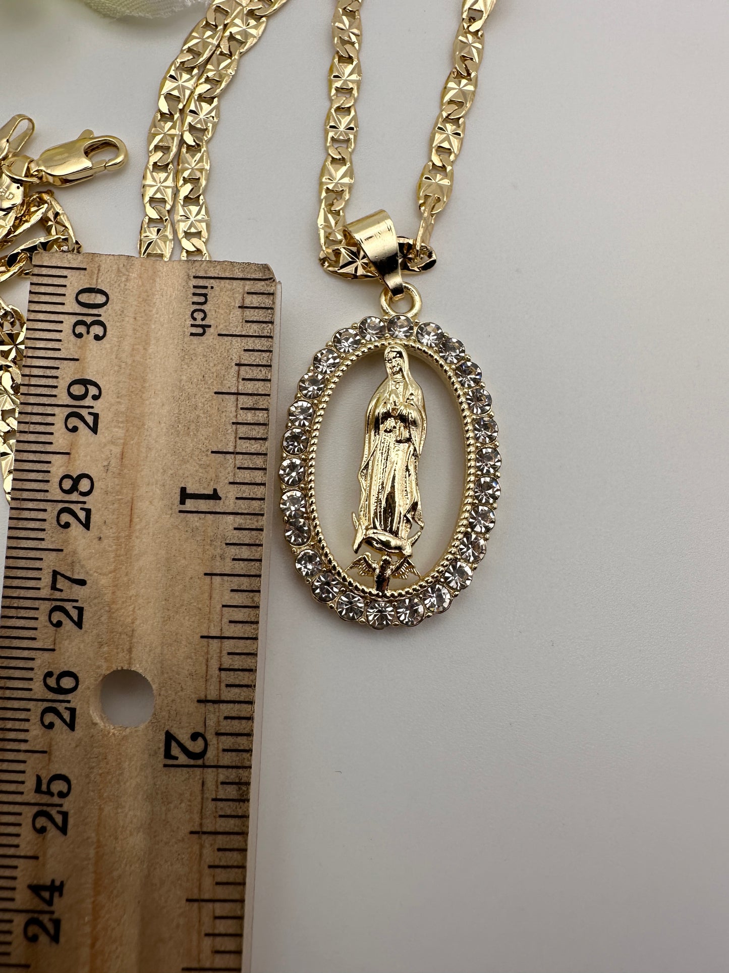 “Virgen Mia” Necklace- Virgin Gold Plated Necklace