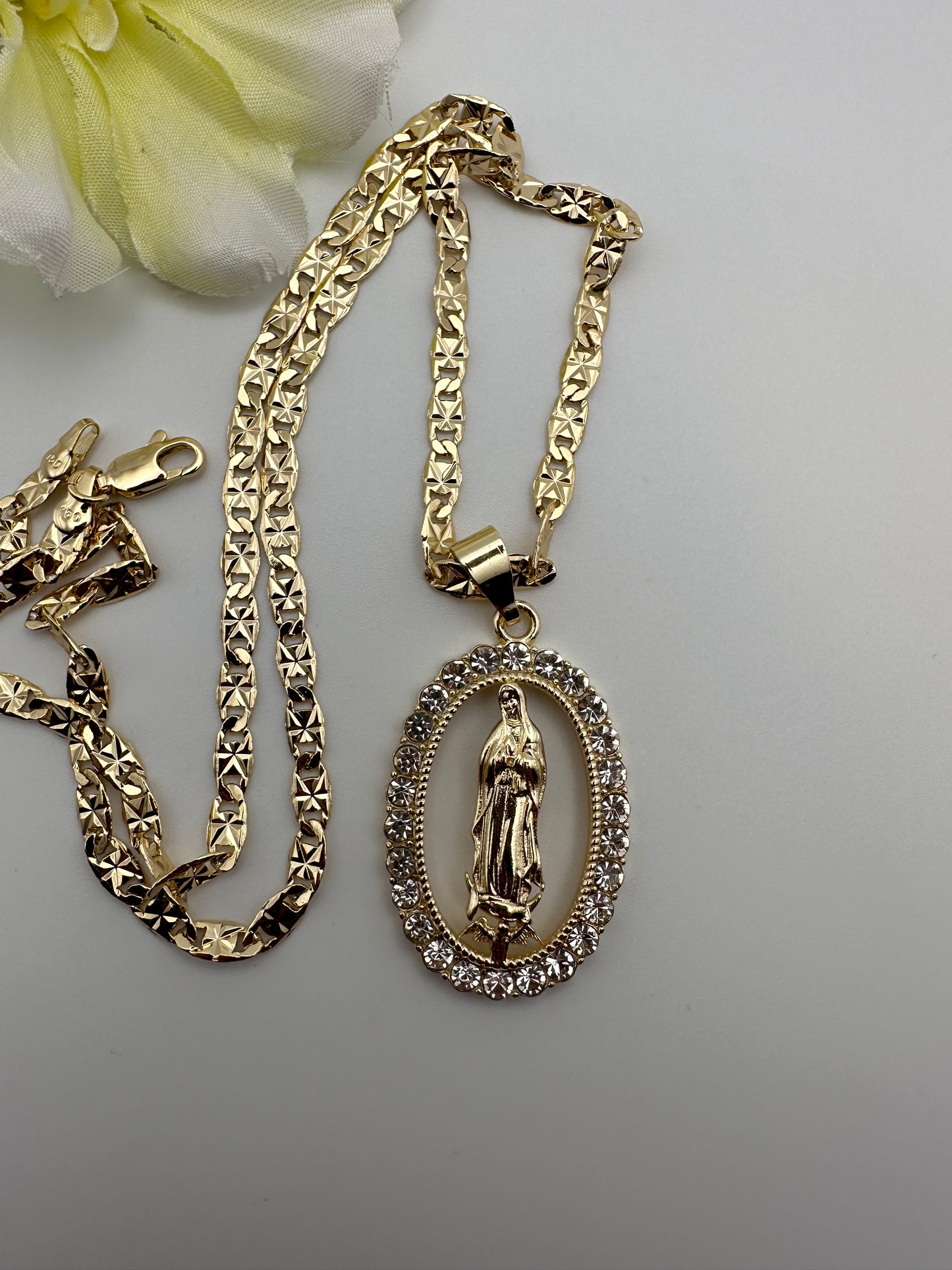 “Virgen Mia” Necklace- Virgin Gold Plated Necklace