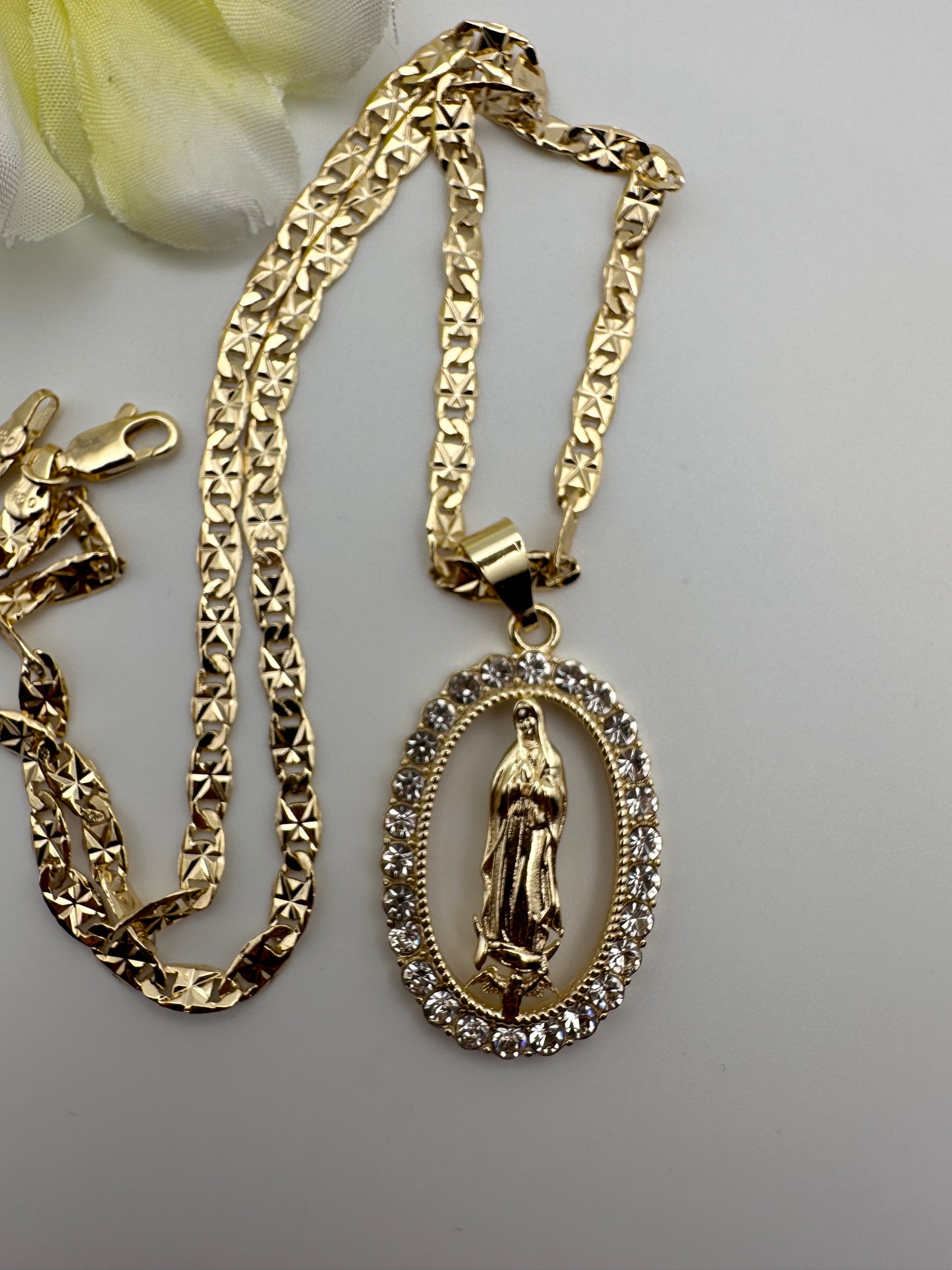 “Virgen Mia” Necklace- Virgin Gold Plated Necklace