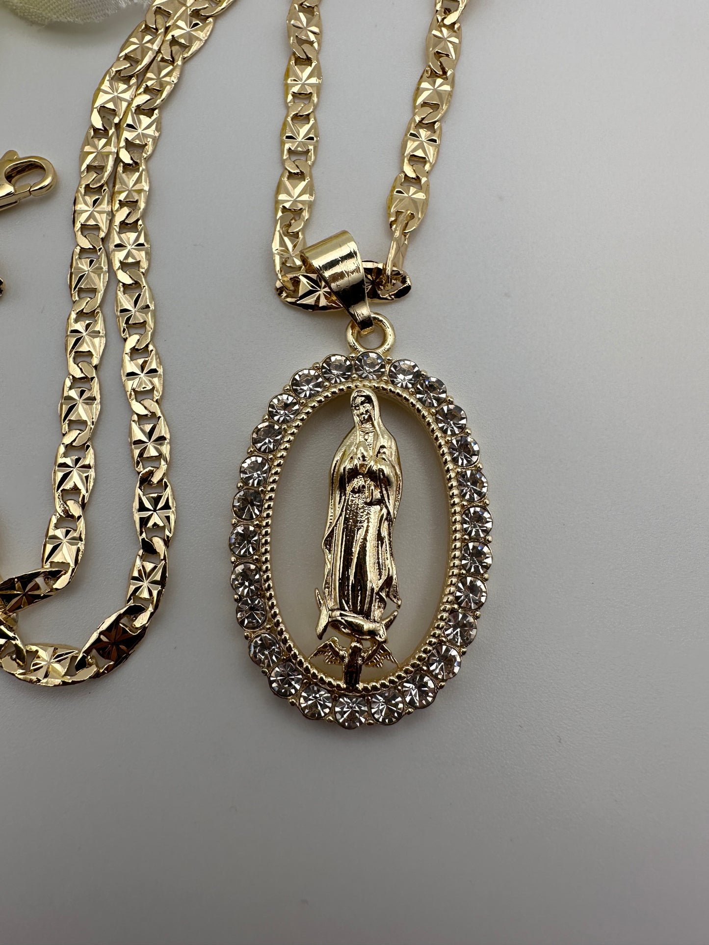 “Virgen Mia” Necklace- Virgin Gold Plated Necklace