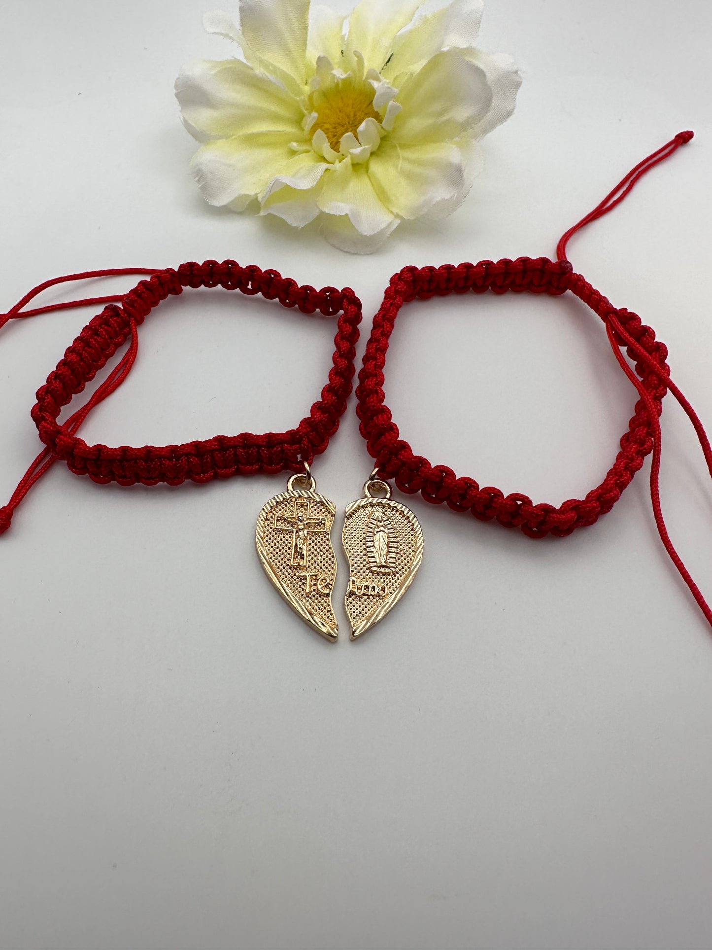 “Juntos” Breakable Heart Bracelet for two Set